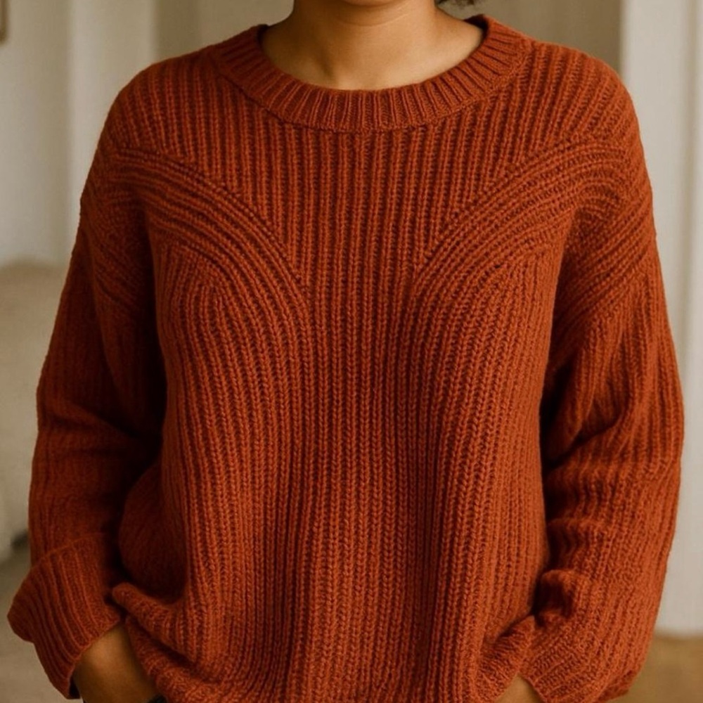 Cozy Rust Sweater